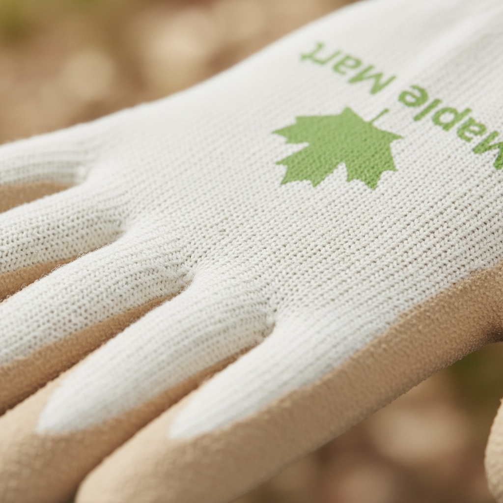 Maple Mart Organic Cotton Gardening Gloves
