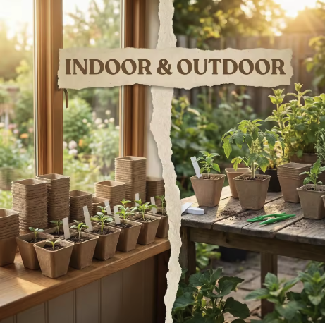 Maple Mart Biodegradable Seed Starter Pots