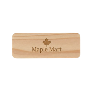 Cedarwood Plant Labels — Maple Mart Edition