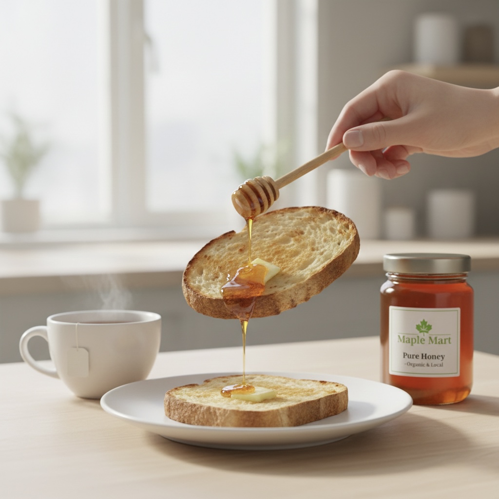 Maple Mart Raw Honey (Unfiltered, Local Blend)