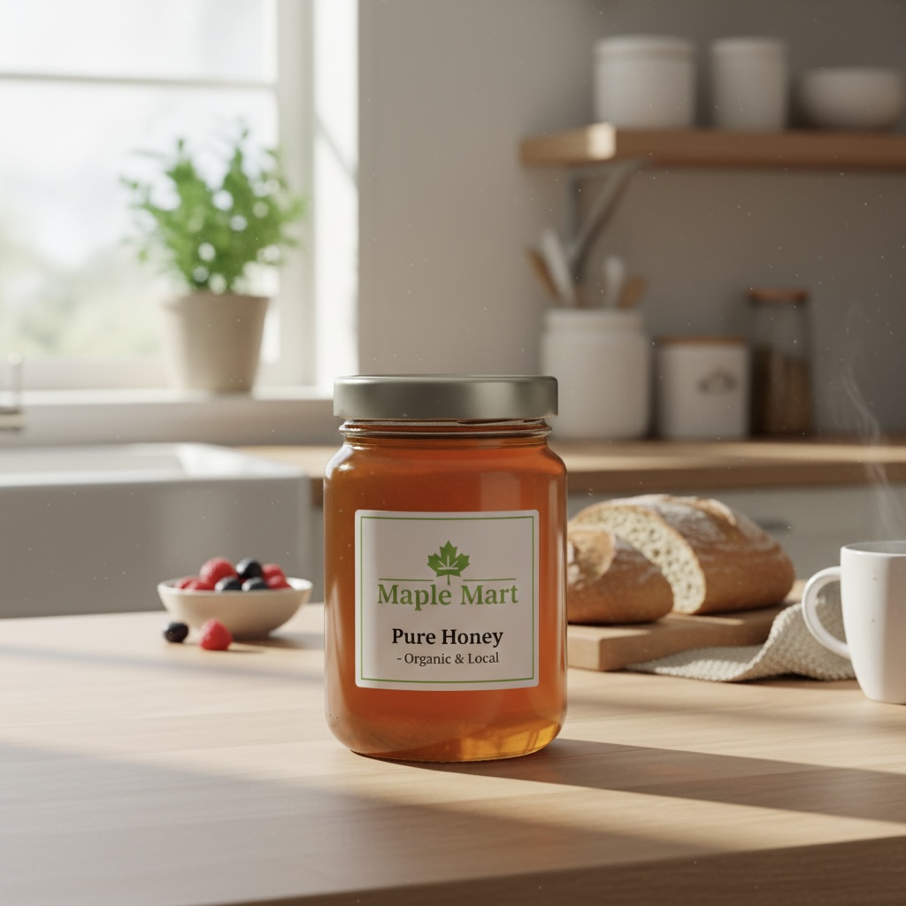 Maple Mart Raw Honey (Unfiltered, Local Blend)